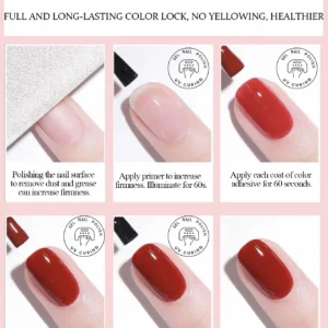 1-3pcs PSK Pink Nails Spring White Peach Oolong 3 Color Series Gel Nail Polish 2025 Youth Super Glitter Nail Art Nail Supplies 5