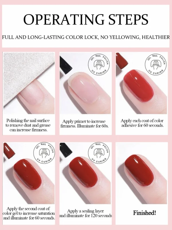 1-3pcs PSK Pink Nails Spring White Peach Oolong 3 Color Series Gel Nail Polish 2025 Youth Super Glitter Nail Art Nail Supplies 5