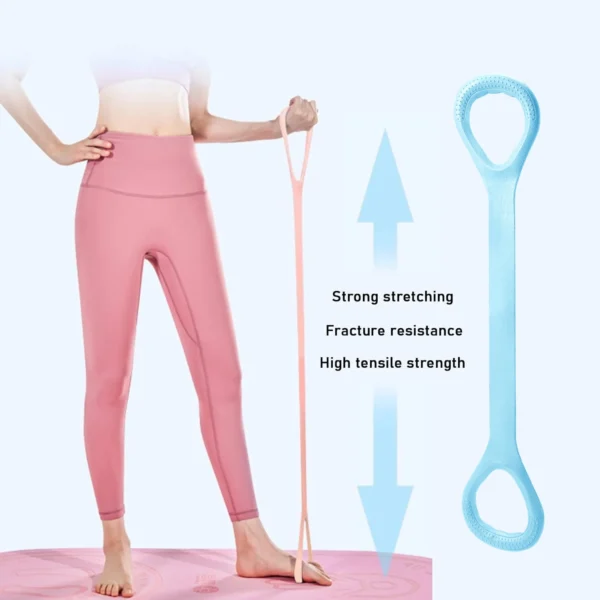 8 Fitness Workout Resistance Band Arm Back Shoulder Exercise Elastic Training Band Yoga Pilates Physical Therapy Equipment 4