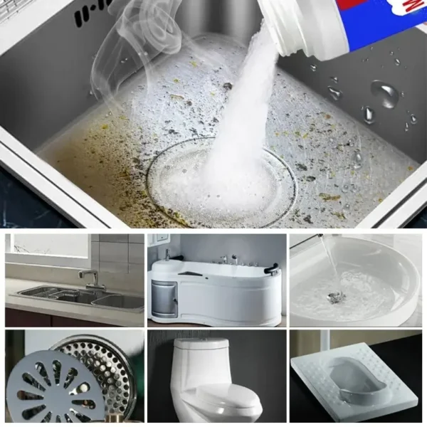 100ML Powerful Pipe Dredging Agent Kitchen Dredge Deodorant Toilet Sink Drain Cleaner Sewer Household Cleaning Tools 2