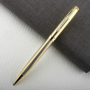 Luxury quality Metal Colour School student Office supplies accessories Medium 0.7mm Nib Ballpoint pens 5