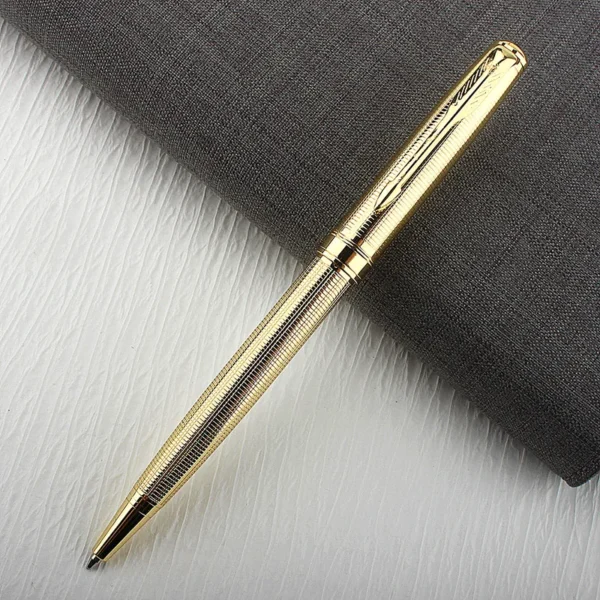 Luxury quality Metal Colour School student Office supplies accessories Medium 0.7mm Nib Ballpoint pens 5