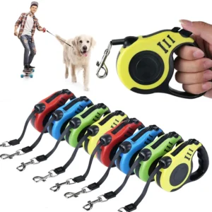 3 Meters 5 Meters Retractable Dog Leash Pet Leash Traction Rope Belt Automatic Flexible Leash For Small Medium Large Dog Product 2