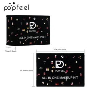POPFEEL All In One Makeup Kit, Gift for Girls Teen Women include Eyeshadow Foundation Lipgloss Lipstick Primer 2