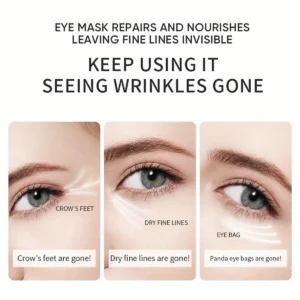 60pcs seaweed hyaluronic acid eye mask to remove dark circles collagen eye patch facial care products 3