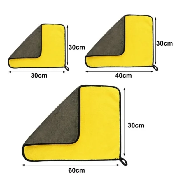 10/1Pcs Microfiber Cleaning Towel Car Cleaning Cloths Professional Detailing Car Drying Microfiber Towel Wash Towels Accessories 6