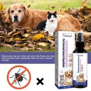 100ml Pet Dog Cat Anti Flea Drops Insectcide Flea Lice Insect Safe for Home and Cats Dogs Prevent Ticks 5