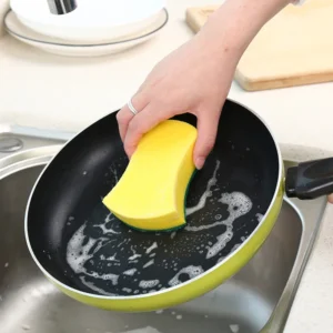 20/30pcs Dishwashing Sponge Kitchen Nano Emery Magic Clean Rub Pot Rust Focal Stains Sponge Removing Kit Cleaning Brush Sponges 2