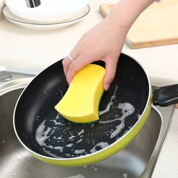 20/30pcs Dishwashing Sponge Kitchen Nano Emery Magic Clean Rub Pot Rust Focal Stains Sponge Removing Kit Cleaning Brush Sponges 2