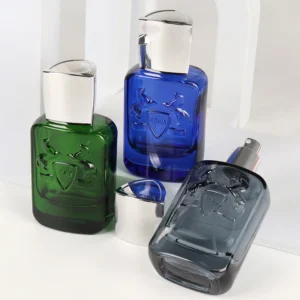 Perfume Bottle 30ml Portable Empty Thick Bottom Glass Colorful Cosmetic Packing Sample Refillable Vials Flat Mist Spray Bottle 2