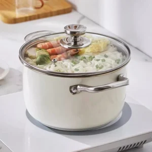 304 Stainless Steel Soup Pot Non-stick Pan with lid Home Milk Hot Pot Induction Cooker Gas Stove Frying Pan Wok Kitchen Cookware
