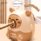 Pencil Sharpener Creative Capybara Kawaii Stationery Office School Supplies Korean Stationery 80*80*100mm