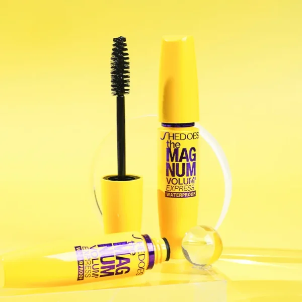 4D Black Mascara Thickening, Lengthening, Curling, Waterproof Liquid Fiber Mascara 5