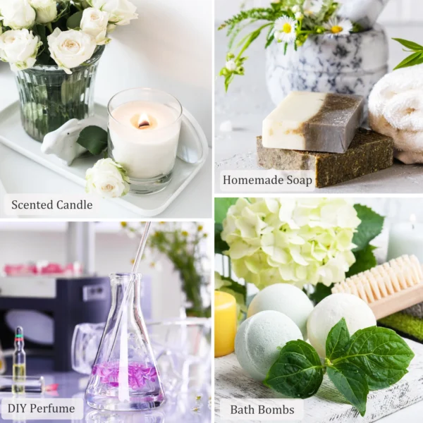 10ml Pure Fruit Flower Aroma Fragrance Oil for Candle Soap Making Strawberry Mango Passion Musk Banana Coconut Oils with Dropper 5