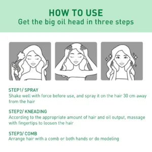 Fluffy Hair Spray Air-Feeling Oil Control No-Wash Quick-Drying Thickening Non-greasy Moisturizing Volumizing Styling Hair Spray 6