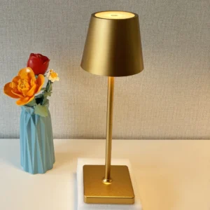 Rechargeable LED Table Lamp Touch Switch 3 Colors Desk Night Light Wine Bottle Light for Bar Club Dinner Home Cafe Ambient Decor 2