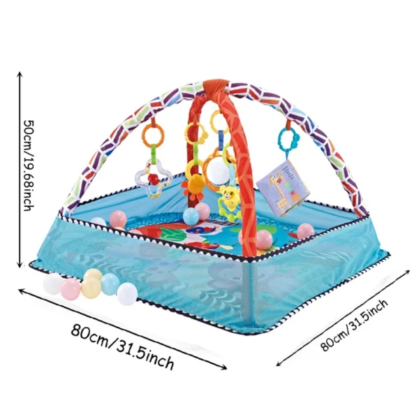 Baby Fitness Frame Crawling Game Blanket Multifunctional Educational Mat Fence Crawling Blanket Infant Rug Enlightenment Toys 5
