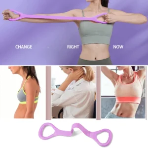 8 Fitness Workout Resistance Band Arm Back Shoulder Exercise Elastic Training Band Yoga Pilates Physical Therapy Equipment 2
