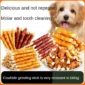 [2024]3Bags Multiple meat of dog snacks bite resistant clean training flavors reward Dogs Food Pet chicken teeth duck Dry