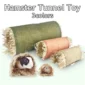 Rabbit Hideaway Toy Grass Straw Bunny Toy Tunnel Hamster Accessories for Guineapig Chinchilla Ferret Rats Rodent Animal Pet Cage 2