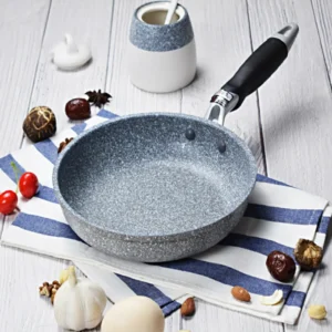 Durable Stone Frying Pan28/26/24/20cm Wok Non-stick Pan Skillet Cauldron Induction Cooker Pans Pancake Egg Gas Stove Home 2