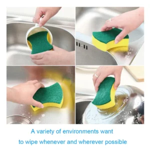 20/30pcs Dishwashing Sponge Kitchen Nano Emery Magic Clean Rub Pot Rust Focal Stains Sponge Removing Kit Cleaning Brush Sponges 6