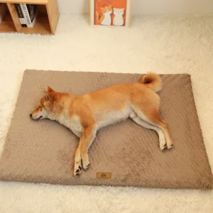 Memory Foam Pet Bed With Removable Washable Faux Fur Cover Orthopedic Waterproof Dog Bed For Crate Anti-Slip Bottom Dog Bed 2