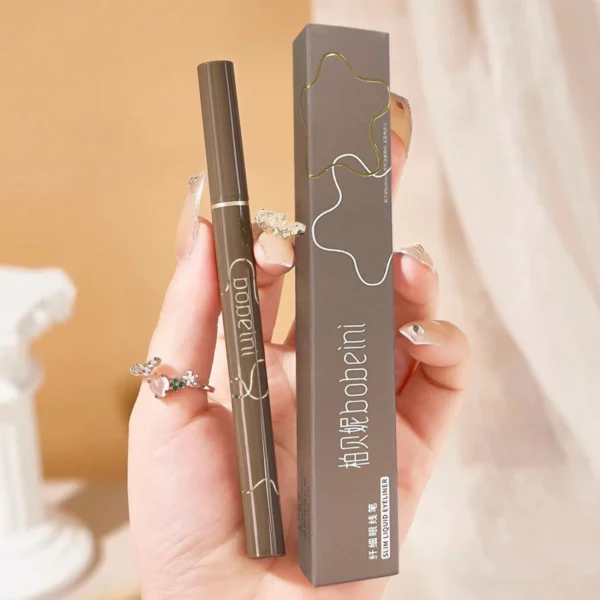 Slim eyeliner is waterproof, sweat-proof, long-lasting and non-smudged. Newbie brown eyeliner liquid pen 5