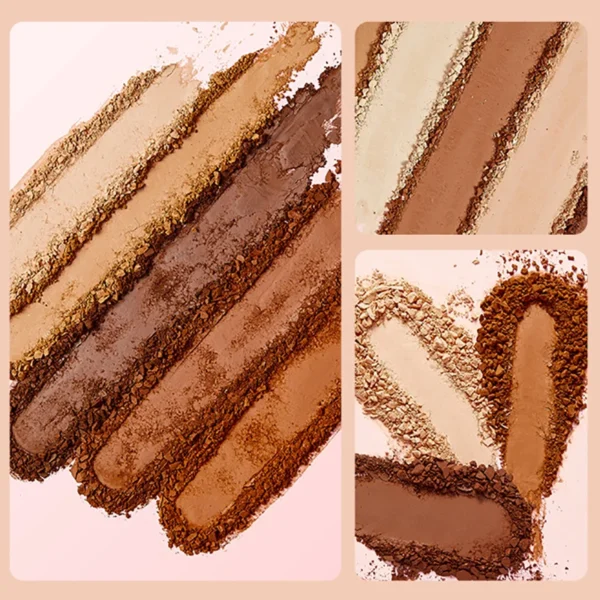 Bronzer Lasting Control Oil Pressed Setting Powder Matte Waterproof Loose Translucent Nude Face Powder Korean Makeup Cosmetics 6