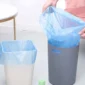 5rolls/pack Multiple Colors Portable Plain Garbage Trash Bag Garbage Can Liners For Bathroom Restroom Bedroom Office Toilet 2
