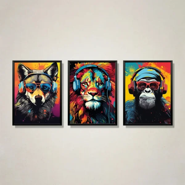 Modern Set Of 3 Gaming Graffiti Wall Art Canvas Son Brother Gift Painting Gamer Posters For Living Room Boys Bedroom Home Decor 3