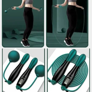 Counting Jump Rope ball Steel PVC Skipping Rope Exercise Adjustable Cordless jump rope Fitness gym Training Home Sport Equipment 2