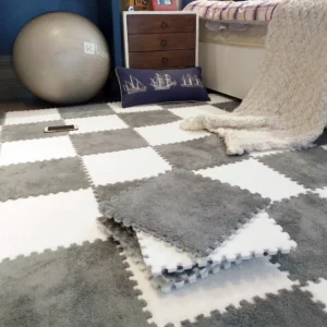 Soft Plush Children's Mat Baby Play Mat Baby Toys Eva Foam Puzzle Carpet In Children's Room Keep Warm Playmat 30*30*1CM 6