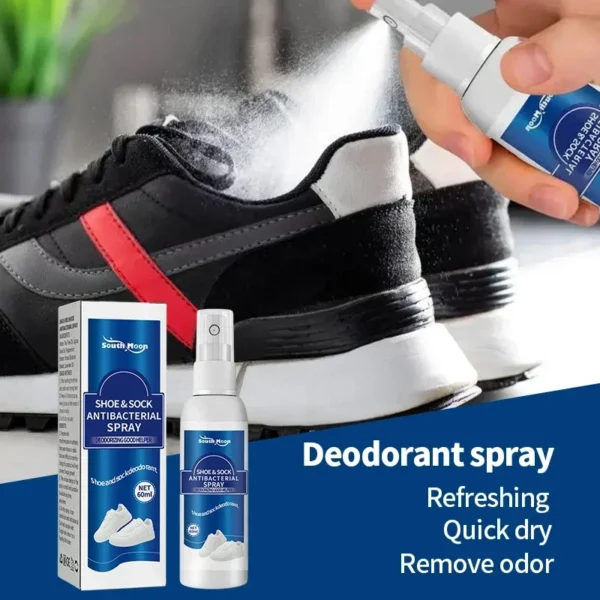 Shoe Socks Odor Removal Spray Foot Odor Shoes Stink Remover Footwear Deodorant Antibacterial Antiperspirant Freshener Feet Care 3