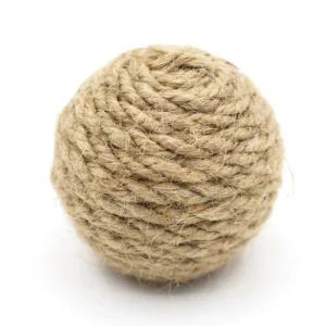 1 Pc Pet Cat Hemp Rope Ball Rolling Interactive Hand-woven Cat Scratching Interactive Ball Sound Ball To Attract Attention Toy 2