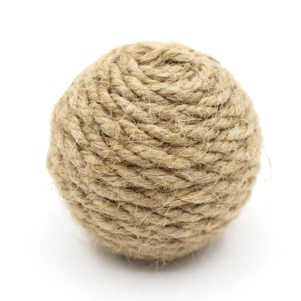 1 Pc Pet Cat Hemp Rope Ball Rolling Interactive Hand-woven Cat Scratching Interactive Ball Sound Ball To Attract Attention Toy 2
