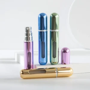 5ml /10ml Mini Portable Bottom-Filling Pump Perfume Bottle Sample Perfume Refillable Spray Bottle Empty Cosmetic Containers Set 6
