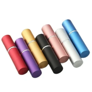 5ml Portable Refillable Perfume Bottle With Atomizer Empty  Aluminum Parfume Case Container Spray Bottle Travel 2