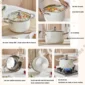 304 Stainless Steel Soup Pot Non-stick Pan with lid Home Milk Hot Pot Induction Cooker Gas Stove Frying Pan Wok Kitchen Cookware 2
