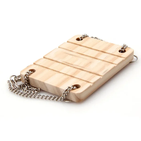 Small Animals Products Hamster Chinchilla Toys Wooden Swing Harness Hanging Bed Parrot Rest Mat Pet Hanging Pet Toys Accessories 4