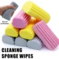 Magical Dust Cleaning Sponges Pva Sponge Damp Clean Duster For Cleaning Blinds Glass Baseboards Vents Railings Mirrors Window