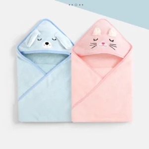Cartoon Animal Baby Bath Towels Soft Newborn Hooded Towel Blanket Toddler Bathrobe Warm Sleeping Swaddle Wrap for Boys Girls 5