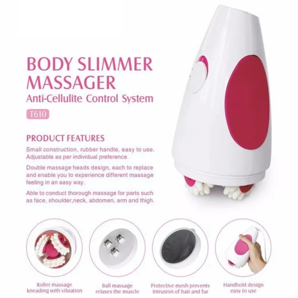 Anti-Cellulite Massager Infrared Electric Body Slimming&Relaxing Muscle 3D Roller Device Weight Loss Fat Remove Roller Massager 2
