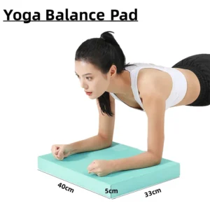 Balance Pad, Non-Slip Foam Mat & Ankles Knee Pad Cushion for Core Balance and Strength Stability Training, Yoga & Fitness 2