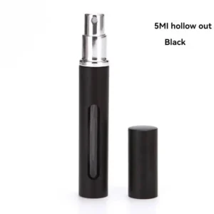 10ml Ultra Fine Spray Perfume Dispenser Visible Small Open Window Perfume Dispenser Bottle Portable Travel Sample Push Bottle