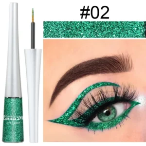 Glitter Liquid Eyeliner Pen Pearlescent Sequins Diamond Bright Shining Eyeliner Waterproof Lasting Eye Shadow Women Cosmetics 6