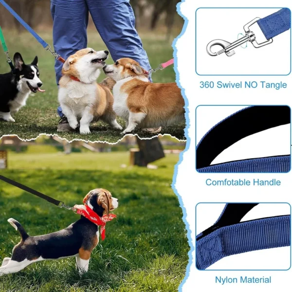 4ft-100ft Nylon Dog Leash Long Leash for Dogs Pet Shop Outdoor Training Extended Control Dog Leashes Pet Accessories All Dogs 2