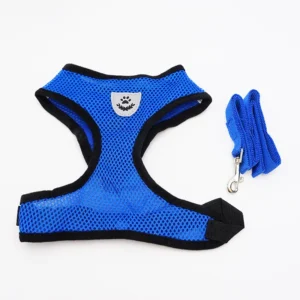 Breathable Mesh Cat Small Dog Harness And Leash Kitten Cats Harnesses Little Dog Puppy Harness For French Bulldog Chihuahua Pug 4