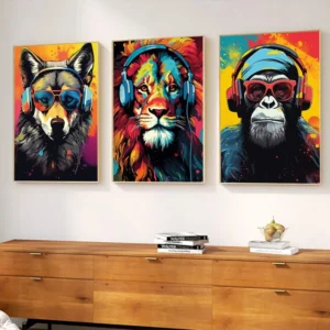 Modern Set Of 3 Gaming Graffiti Wall Art Canvas Son Brother Gift Painting Gamer Posters For Living Room Boys Bedroom Home Decor 2