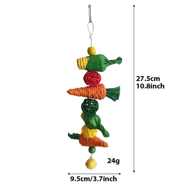 Small Animal Chew Toys For Ribbit Bunny Hamster Guinea Chinchillas Tooth Cleaning Molar Grinding Toys Pet Supplies 3